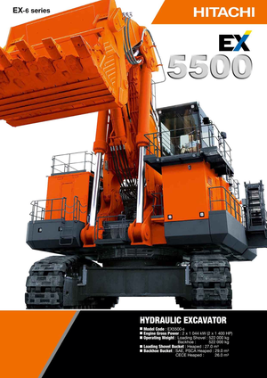 Raupenbagger Hitachi EX 5500-6