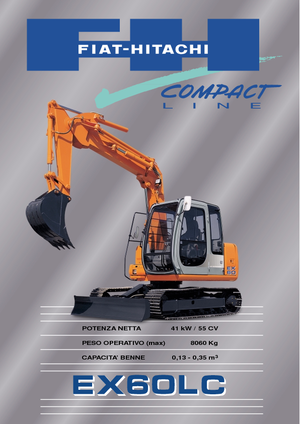 Raupenbagger Fiat-Hitachi EX 60 LC 5