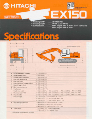 Raupenbagger Hitachi EX150