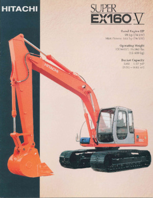 Raupenbagger Hitachi EX160