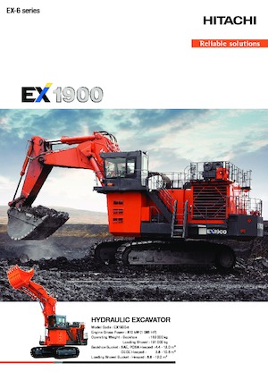 Raupenbagger Hitachi EX1900-6