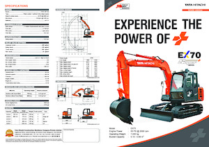 Raupenbagger Hitachi EX70