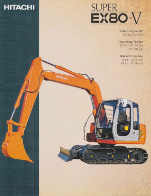 Raupenbagger Hitachi EX80
