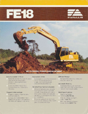 Raupenbagger Fiatallis FE18