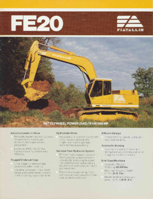 Raupenbagger Fiatallis FE20HD