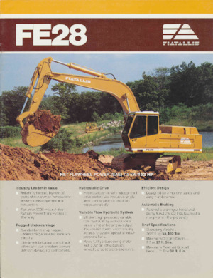 Raupenbagger Fiatallis FE28