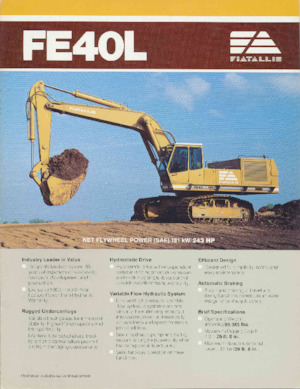 Raupenbagger Fiatallis FE40L