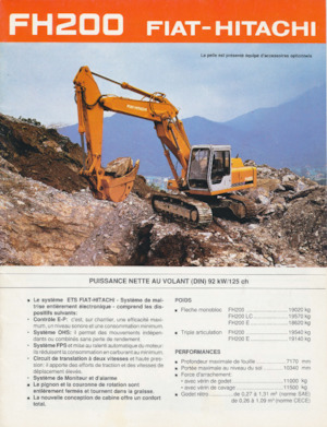 Raupenbagger Fiat-Hitachi FH 200 LCT