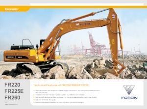 Raupenbagger Foton Lovol FR260D