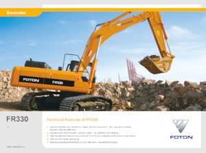 Raupenbagger Foton Lovol FR330D