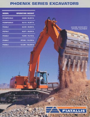 Raupenbagger Fiatallis FX140LC