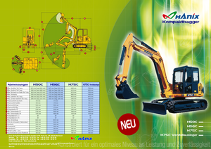 Raupenbagger Hanix H 75 CV
