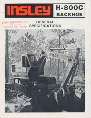 Raupenbagger Insley H-800C