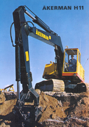 Raupenbagger Akerman-Volvo H11