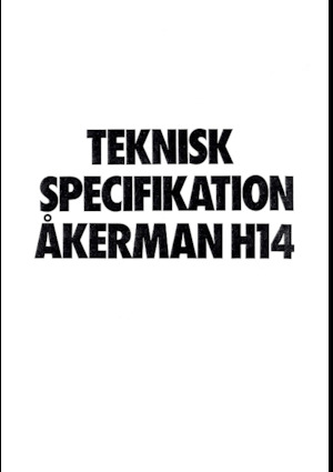 Raupenbagger Akerman-Volvo H14