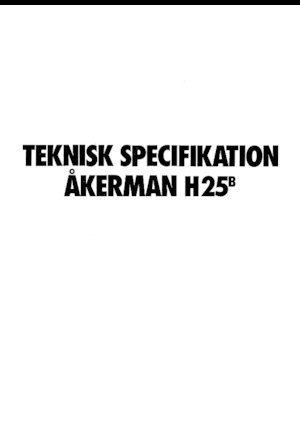 Raupenbagger Akerman-Volvo H25B