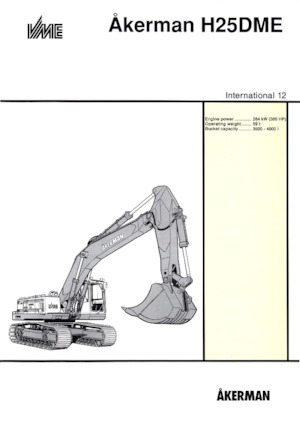 Raupenbagger Akerman-Volvo H25DME