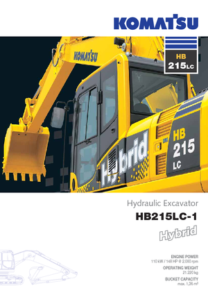 Raupenbagger Komatsu HB215LC-1