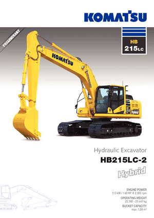 Raupenbagger Komatsu HB215LC-2