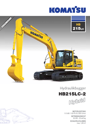 Raupenbagger Komatsu HB215LC-2