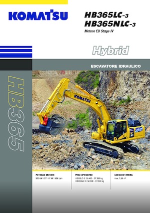 Raupenbagger Komatsu HB365NLC-3E0