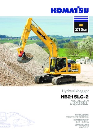 Raupenbagger Komatsu HB215LC-2 