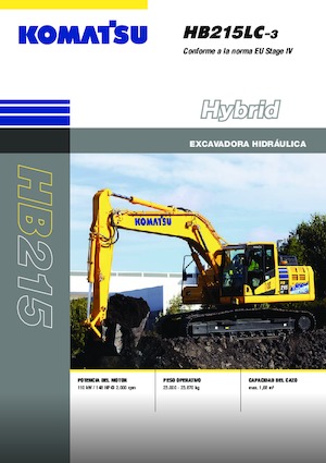 Raupenbagger Komatsu HB215LC-3