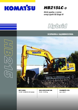 Raupenbagger Komatsu HB215LC-3