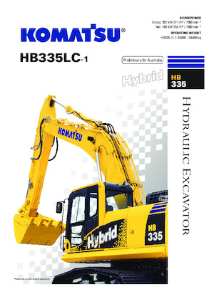Raupenbagger Komatsu HB335LC-1