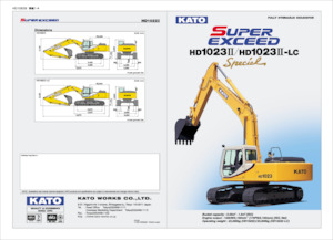 Raupenbagger Kato HD1023II Special
