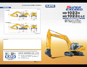 Raupenbagger Kato HD1023III-LC