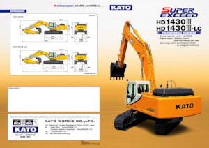 Raupenbagger Kato HD1430III-LC