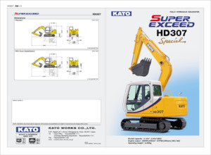 Raupenbagger Kato HD307 Special