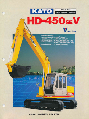 Raupenbagger Kato HD450SEV