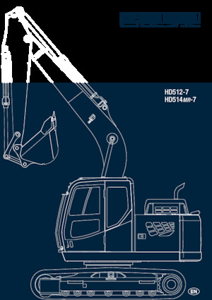 Raupenbagger Kato Imer HD514MR-7