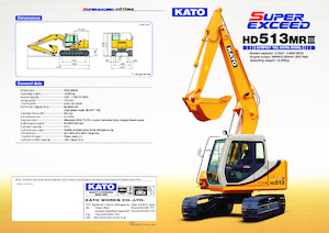 Raupenbagger Kato HD513MRIII
