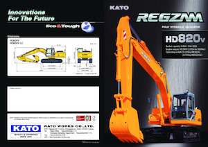 Raupenbagger Kato HD820V