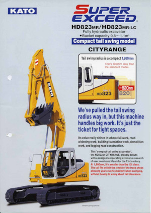 Raupenbagger Kato HD823MR