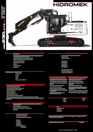 Raupenbagger Hidromek HMK 230 LC TX 