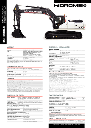 Raupenbagger Hidromek HMK 300 LC
