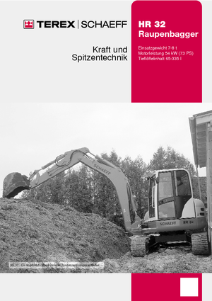 Raupenbagger Terex-Schaeff HR 32