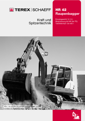 Raupenbagger Terex-Schaeff HR 42