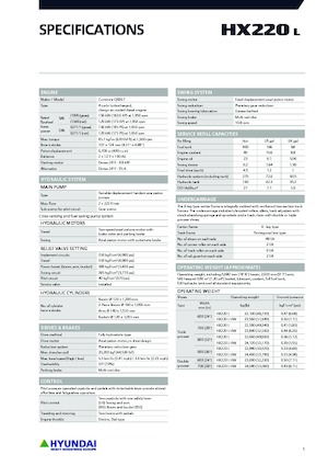 Raupenbagger Hyundai HX220L