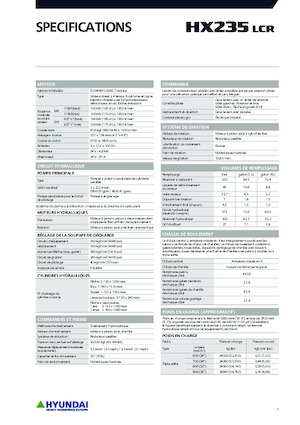 Raupenbagger Hyundai HX235LCR
