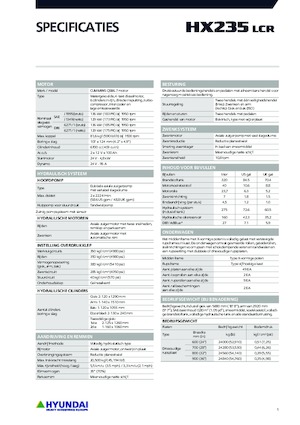 Raupenbagger Hyundai HX235LCR