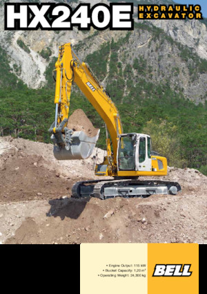Raupenbagger Bell HX240E