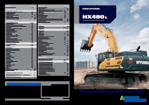 Raupenbagger Hyundai HX480L