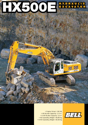 Raupenbagger Bell HX500E