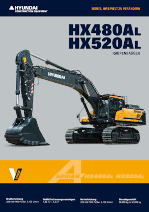 Raupenbagger Hyundai HX520AL