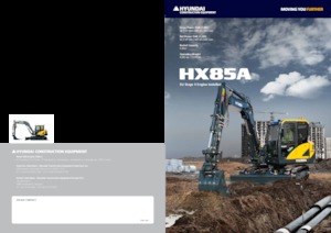 Raupenbagger Hyundai HX85A